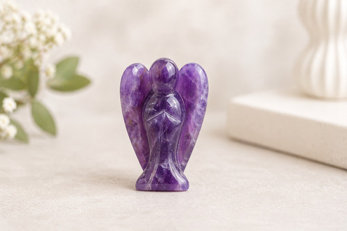 Amethyst engel figur - engel,