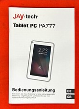 JAY-tech: Tablet PC PA777 - Bedienungsanleitung