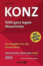 Konz: 1000 ganz legale Steuertricks. Der Ratgeber f... | Buch | Zustand sehr gut