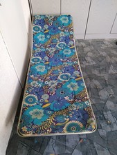 DDR-Campingliege Klappliege Gartenliege 80er Jahre gepolsterte Auflage Gästebett