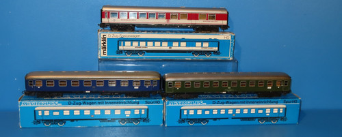 Märklin d zugwagen - h0, d-zugwagen