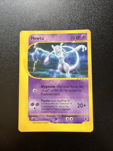 Pokémon mewtu 165 - pokémon, holo