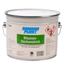SANDROPLAST Bitumen Dachanstrich Deckaufstrich Bitumenanstrich Anstrich Dach  5L