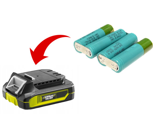 Akku pack für ryobi rb14l25 - für,