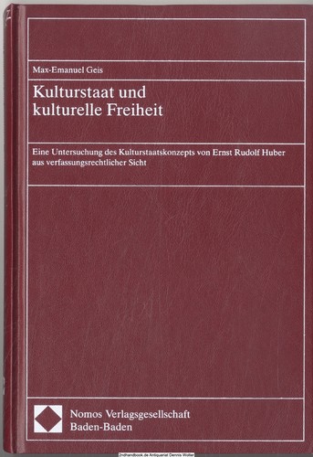 Kulturstaat und kulturelle