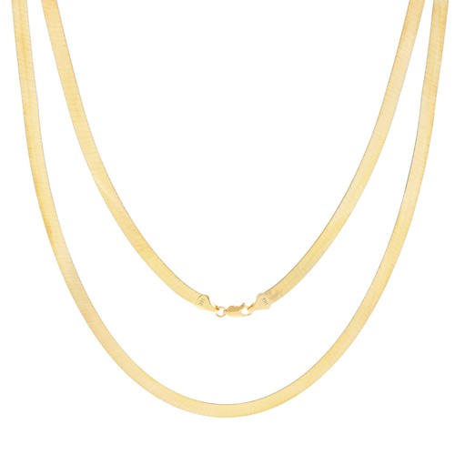 14k gelbgold solide damen 5mm - gelbgold,