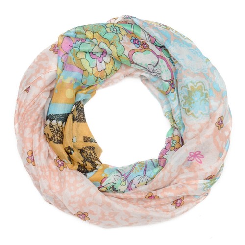 Loopschal damen floraler - loopschal, print