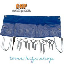 Entriegelungsbügel Set Autoradio Ausbau Werkzeug 1-DIN für Audi BMW VW SKODA