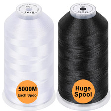 Stickgarn Set 2er 5000M Weiß