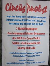 38247 Zirkus Probst Plakat