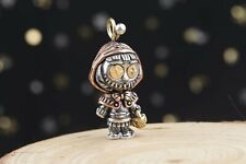 B36 Anhänger Puppe Mädchen Rotkäppchen Märchen 925 Sterlingsilber