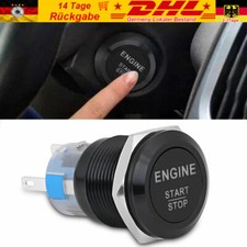 12V Universal LED  Auto Motor Startknopf Druckschalter Zündung Starter Schalter