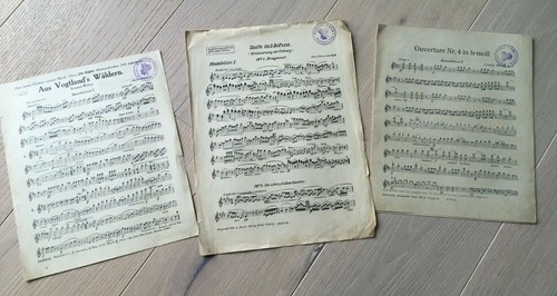Noten antik stücke - noten, 3