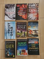 Mega Bücherpaket, aktuelle Krimi/Thriller, Bentow, Berg, Wolf, Jackson,Slaughter