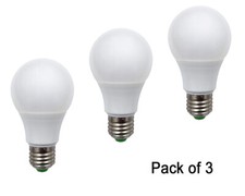 3 Stück E27 A60 LED