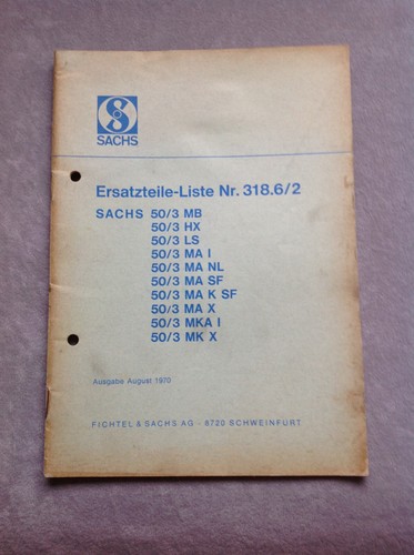 Ersatzteilliste sachs 3 mb - sachs,