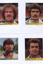 4 x Köln orig sign Kicker Magazin Fussball Autogramm Bilder aus Sammlung alt rar