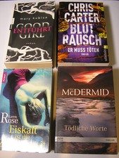4 x TB THRILLER*ROMAN*TASCHENBÜCHER*TÖDLICHE WORTE*EISKALT IST DIE ZÄRTLICHKEIT*