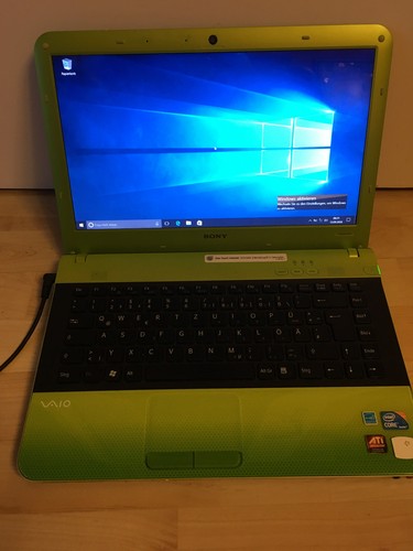 Sony vaio grün neon - sony,