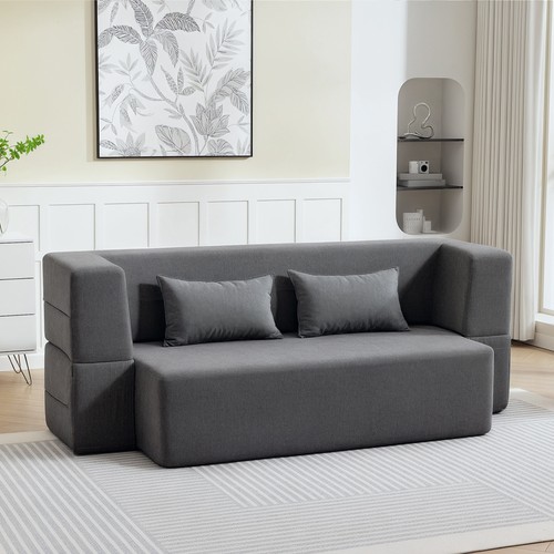 Homcom sitzer schlafsofa aus - homcom,