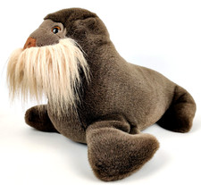 Vintage Walross Plüschtier 43cm Antje NDR Dekofigur 70er Jahre kein Spielzeug