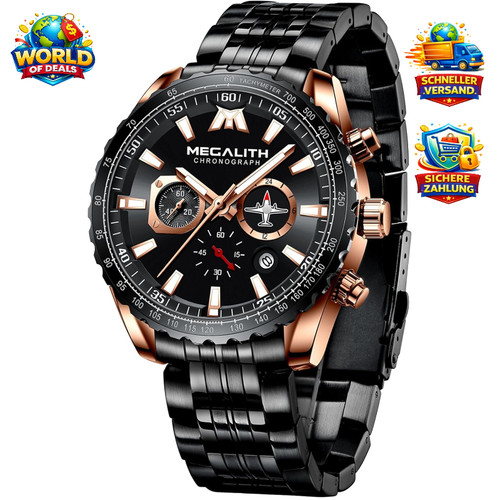 Chronograph armbanduhr - chronograph,