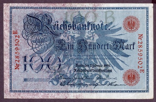Deutsches reich 100 mark - deutsches,