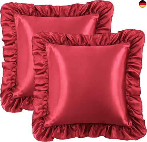 2er set kissenbezug satin - set,