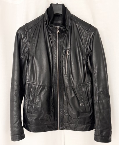 Original hugo boss lederjacke - original,