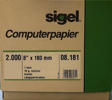 SIGEL Endlospapier  8" x 180