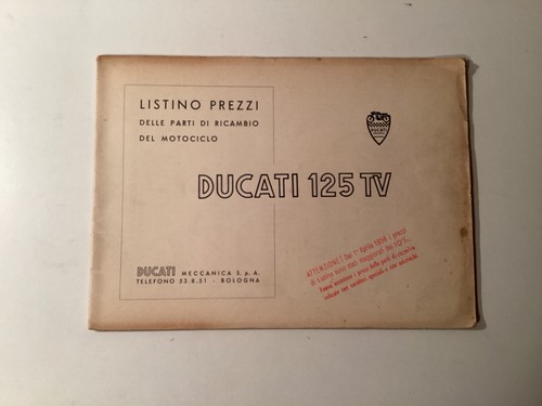 Ducati preisliste ersatzteile - preisliste,