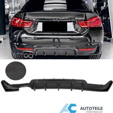 Heckdiffusor Doppelrohr Carbon