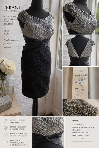 Terani couture cocktailkleid - couture,