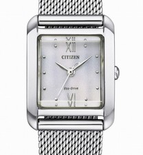 Elegante Citizen ECO-DRIVE Damenuhr mit Wechselband UVP* 239,00 EUR EW5590-62A