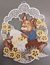 Fensterbild Ostern Hase mit