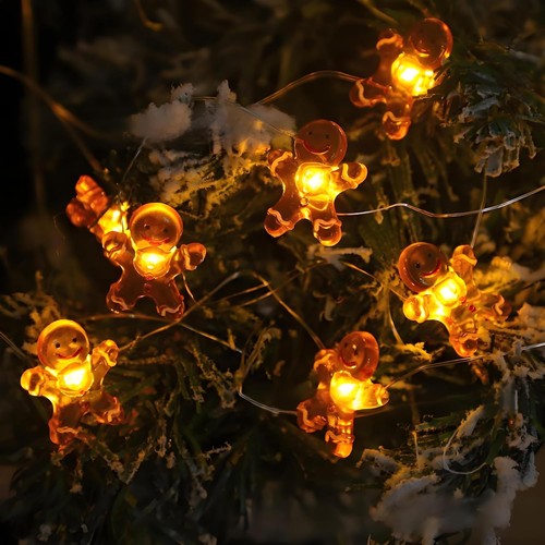 Lichterkette lebkuchenmann - lichterkette,