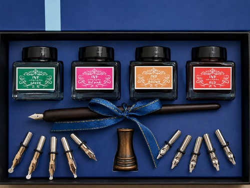 Geschenkbox mit schreibset - geschenkbox,