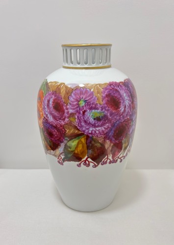 Rosenthal vase blumenmalerei - rosenthal,