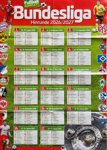 Xxl bundesliga spielplan - 1.,
