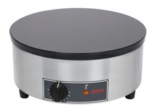 Crêpesmaker Elektro 3,6kW Gusseisen Ø40cm Edelstahl Crêpesplatte Profi 230V