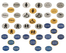 Siebdruck Scheibe Türschilder