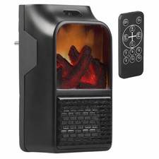 Sichler Steckdosen-Heizlüfter mit Kaminfeuer-Effekt Versandrückläufer