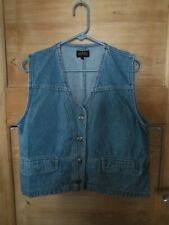 Damen Vintage 80er Jahre Weste/Freizeitweste *** Jessi Lee *** Gr. L Top Neuw.