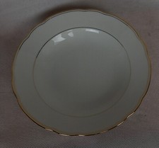 Suppenteller Schumann Bavaria 24 cm Goldrand Dekor Teller gebraucht
