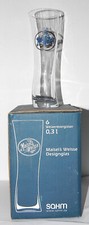 MAISELS´S WEISSE Biergläser Designglas 6 Stk. 0,3 l OVP - Gastro