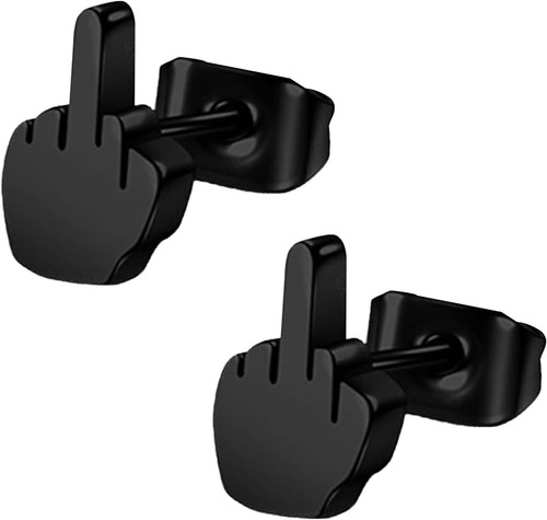 Mittelfinger-Ohrstecker