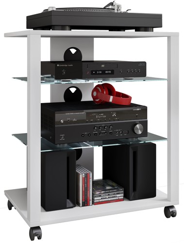 Hifi möbel rack glas phono - möbel,