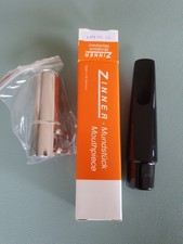 Bariton Saxophon Mundstück Zinner 4 mit Original-Blattschraube, -Kappe quasi neu