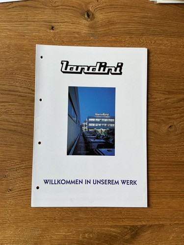 Orig landini werk prospekt - landini,