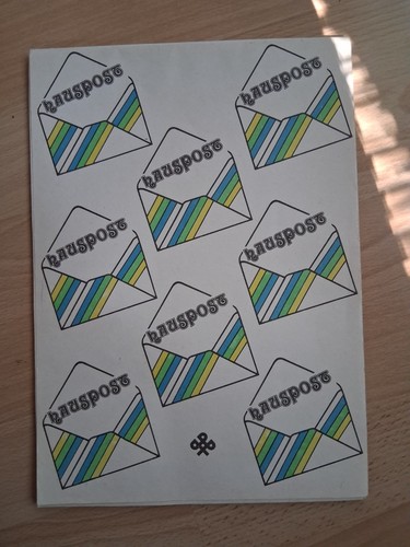Ddr block hauspost - block, a4